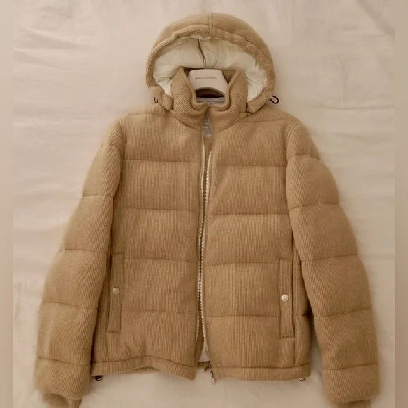 ダウンジャケット・コート BRUNELLO CUCINELLI Knitted hooded down jacket Brunello Cucinelli | Jackets & Coats | Brunello Cucinelli
